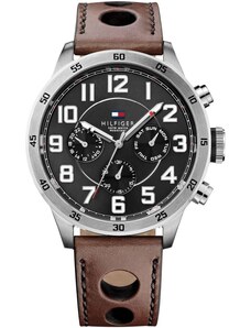 Tommy Hilfiger 1791049 Trent Multifunction Brown Leather Men's Watch