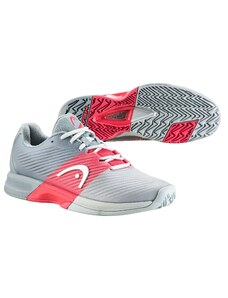 Dámská tenisová obuv Head Revolt Pro 4.0 AC Grey/Coral EUR 40