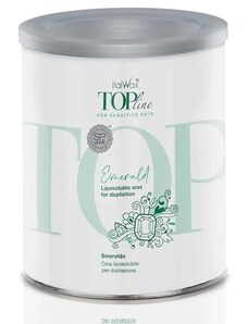 ItalWax Top Line depilační vosk v plechovce EMERALD 800 ml