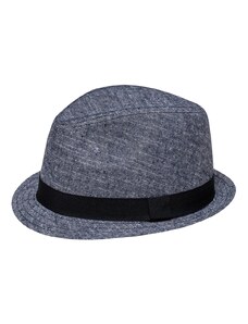 Karfil Hats Unisex trilby klobouk Hubert modrý