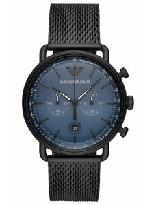 Emporio Armani AR11201 Chronograph Date Mesh Bracelet Strap Men's Watch