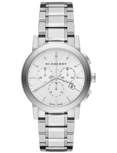 Burberry BU9750 City Chronograph Silver Dial Stainless Steel Women's Watch