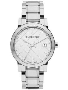 Burberry BU9000 Silver Dial Stainless Steel Unisex Watch