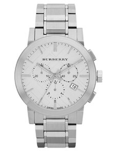 Burberry BU9350 Large Check Stainless Steel Bracelet Men's Watch