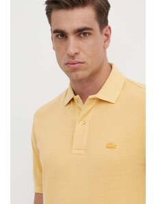 Bavlněné polo tričko Lacoste oranžová barva, PH3450 S0I