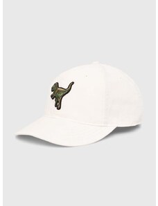 Bavlněná baseballová čepice Coach béžová barva, s aplikací