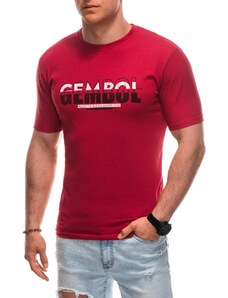 EDOTI Pánské tričko s potiskem 1921S - červená