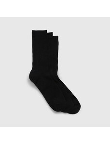 Pánské ponožky GAP Basic Crew Socks 3-Pack True Black V2