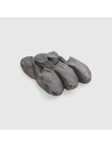Pánské ponožky GAP No Show Socks 3-Pack Grey