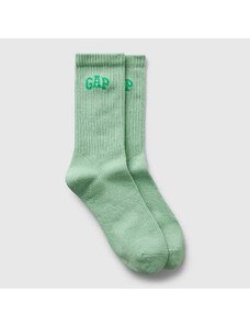 Pánské ponožky GAP Logo Crew Socks Meadow Green 743