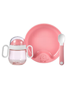 Dětský jídelní set Mio, 3ks, Mepal, růžový