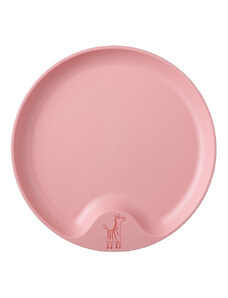Dětský protiskluzový talíř Mio, 6m+, Mepal, růžový