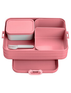 Bento svačinový box Large, 1,5l, Mepal, tmavě růžový
