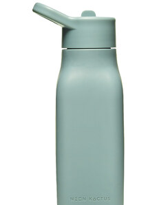 Dětská silikonová láhev, 340 ml, Neon Kactus, zelená