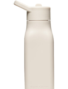Dětská silikonová láhev, 340ml, Neon Kactus, šedá