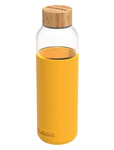 Skleněná lahev na vodu Flow, 660ml, Quokka, žlutá