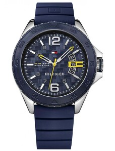 Tommy Hilfiger 1791204 Blue Dial Blue Silicone Men's Watch