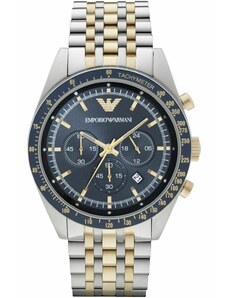 Emporio Armani AR6088 Chronograph Two Tone Stainless Steel Men's Watch