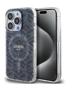 Originální kryt GUESS IML GCube Magsafe GUHMP15LHGCUSTGK for Apple iPhone 15 Pro , barva černá