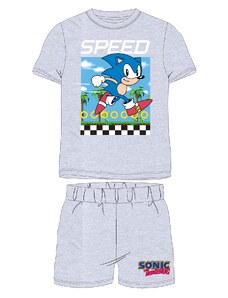 Ježek SONIC - licence Chlapecké pyžamo - Ježek Sonic 5204008W, šedý melír