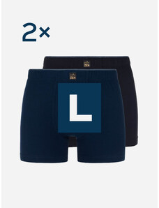 CityZen Boxerky RENNES černé+navy L