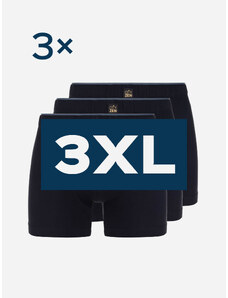 CityZen Triplepack pánských boxerek RENNES černé 3XL