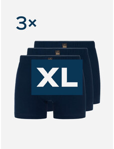 CityZen Triplepack pánských boxerek RENNES navy XL