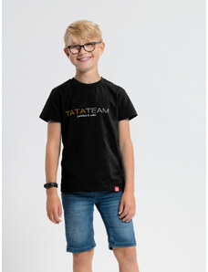 CityZen Matyáš dětské triko černé s potiskem TATATEAM