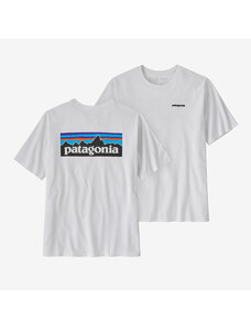 Patagonia Men's P-6 Logo Responsibili-Tee - White