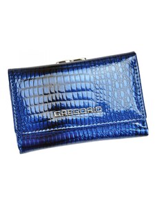 Dámská kožená peněženka modrá - Gregorio Samuela modrá
