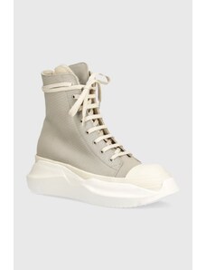 Kecky Rick Owens Woven Shoes Abstract Sneak pánské, šedá barva, DU01D1840.CBEM9.8811