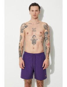 Plavkové šortky Carhartt WIP Chase Swim Trunks fialová barva, I026235.1YVXX