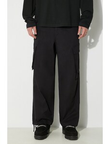 Bavlněné kalhoty Carhartt WIP Unity Pant černá barva, jednoduché, I032983.894G
