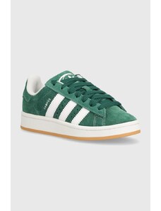 Semišové sneakers boty adidas Originals Campus 00s J zelená barva, IH7492