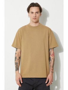 Bavlněné tričko 424 Alias T-Shirt béžová barva, FF4SMH01AP-JE341.706