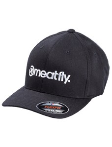 Kšiltovka Meatfly Brand Flexfit černá