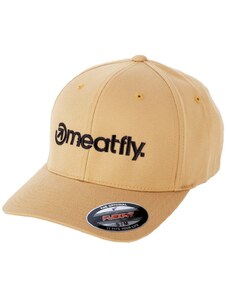 Kšiltovka Meatfly Brand Flexfit béžová