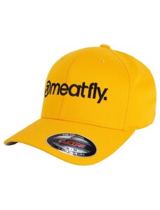 Kšiltovka Meatfly Brand Flexfit žlutá
