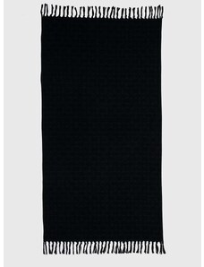 Bavlněný ručník United Colors of Benetton černá barva