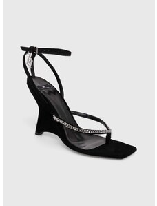 Sandály Elisabetta Franchi černá barva, SA24L42E2