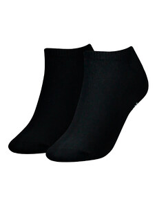 TOMMY HILFIGER Dámské černé ponožky 2 páry 343024001-2P-200