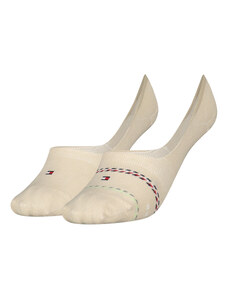 TOMMY HILFIGER Dámské nízké beige ponožky 2 páry 701218396-2P-002