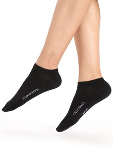 Dámské merino ponožky ICEBREAKER Wmns Lifestyle Fine Gauge No Show, Black/Snow velikost: 41-43 (L)