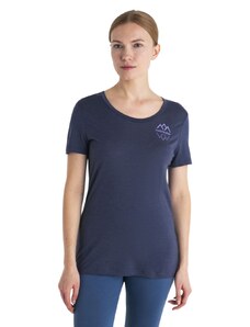 ICEBREAKER Wmns Merino 150 Tech Lite III SS Scoop Tee Icebreaker Logo Reflections, Graphite velikost: M