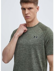 Tréninkové tričko Under Armour zelená barva, 1326413
