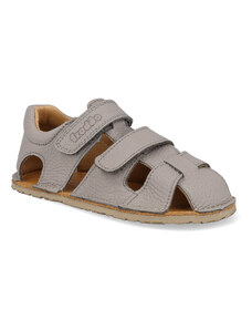 Barefoot dětské sandály Froddo - Flexy Avi světle šedé