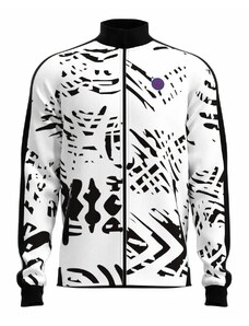 Pánská bunda BIDI BADU Melbourne Printed Jacket White/Black XL