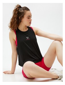 Koton Sleeveless T-Shirt Relax Fit Printed