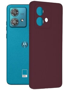Techsuit Silikonové Měkké pouzdro TPU pro Motorola Edge 40 Neo fialová