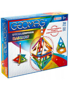 Geomag Magnetická stavebnice Geomag Rainbow 36ks MSGE1559